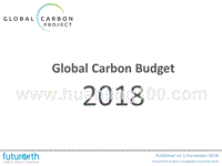 《2018全球碳預算》報告全文電子版演示文件.pptx