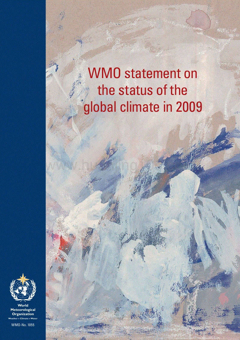 《WMO 2009年全球氣候狀況聲明》(英文版).pdf