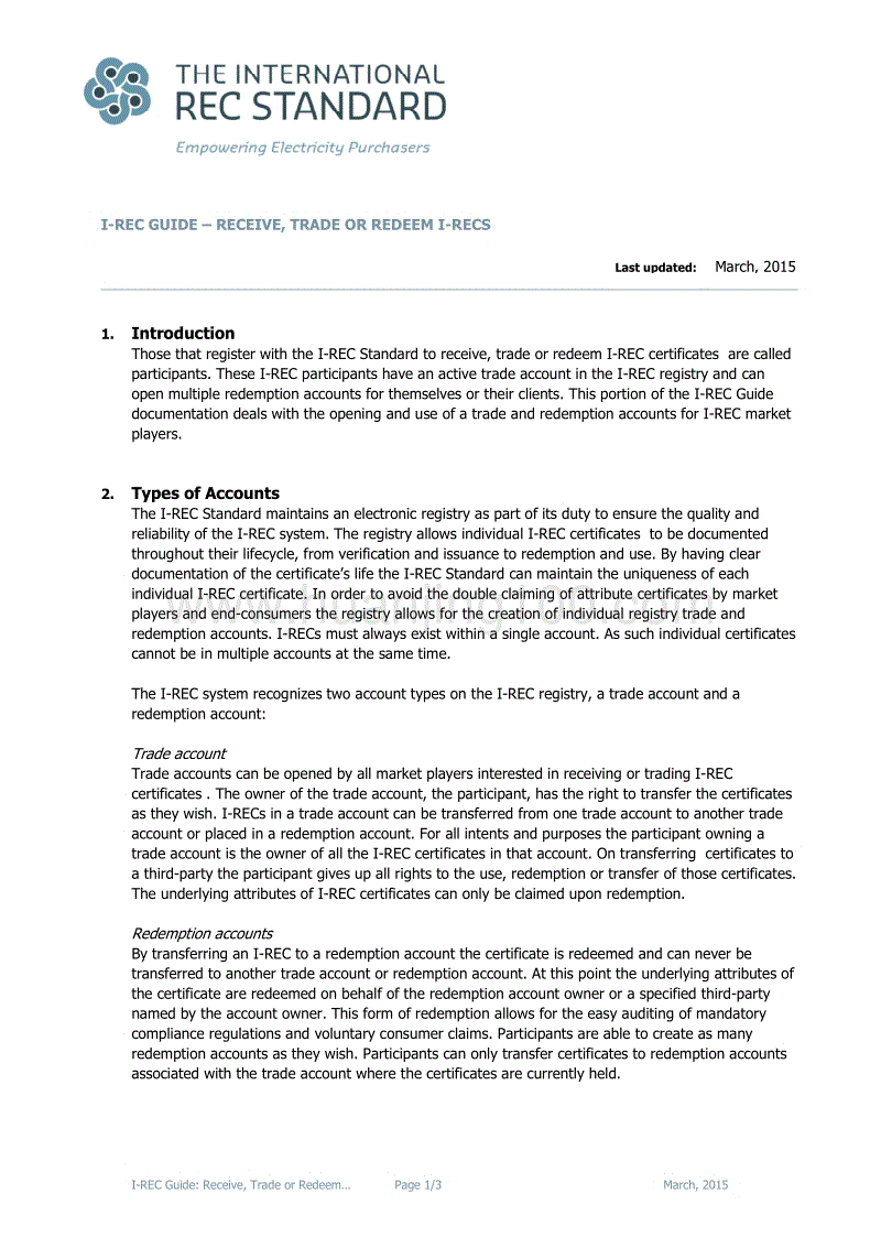 I-REC國際綠證的如何贖回和怎么交易全流程指南.pdf